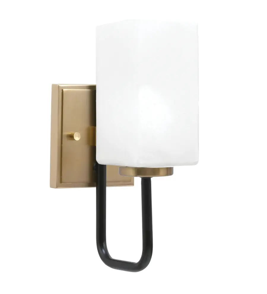 Sandia Wall Sconce with White Marble Glass - Image 1