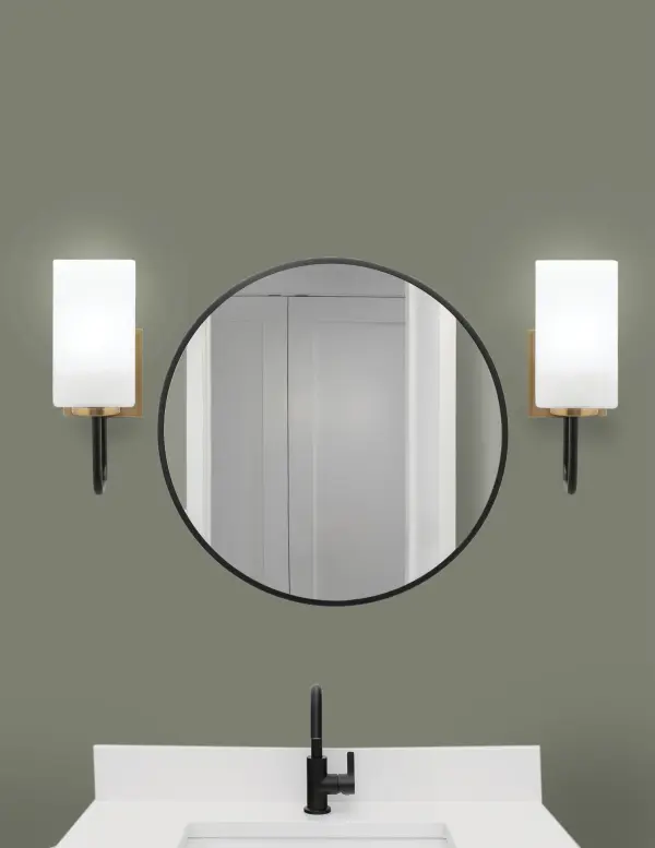Sandia Wall Sconce with White Marble Glass - Image 3
