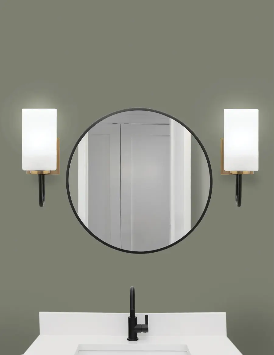 Sandia Wall Sconce with White Marble Glass - Image 3