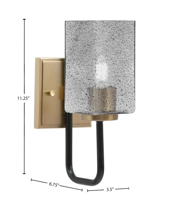 Sandia Wall Sconce with Smoke Bubble Glass - Image 2