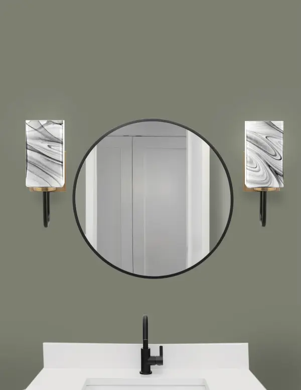 Sandia Wall Sconce with Onyx Swirl Glass - Image 3