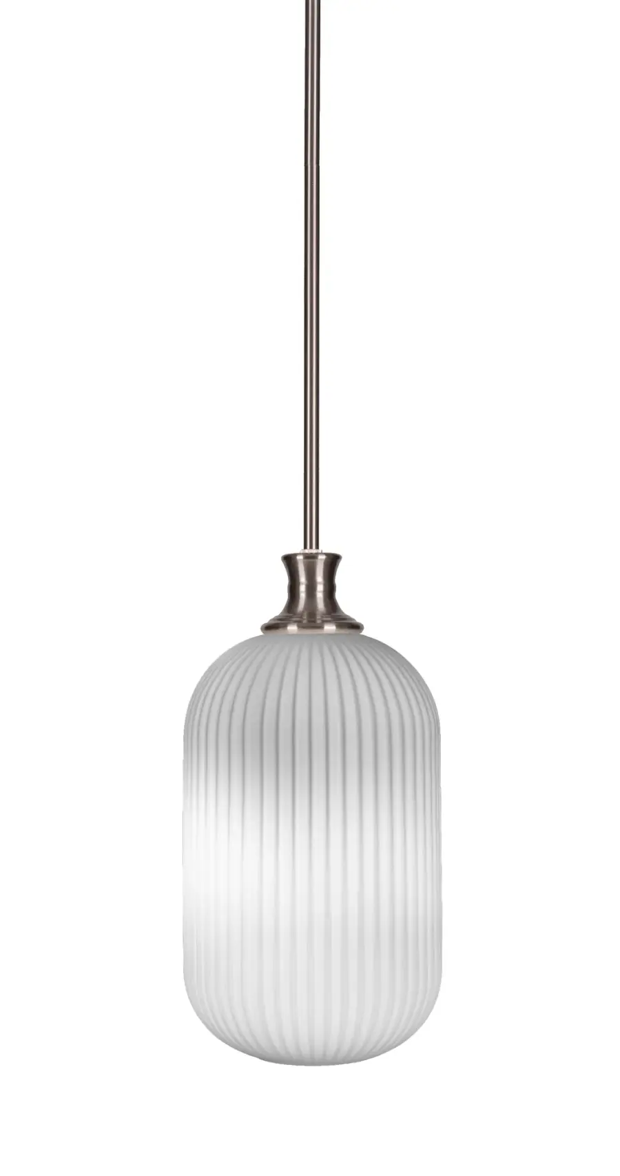 Carina Stem Hung Pendant with Opal Frosted Glass - Image 1