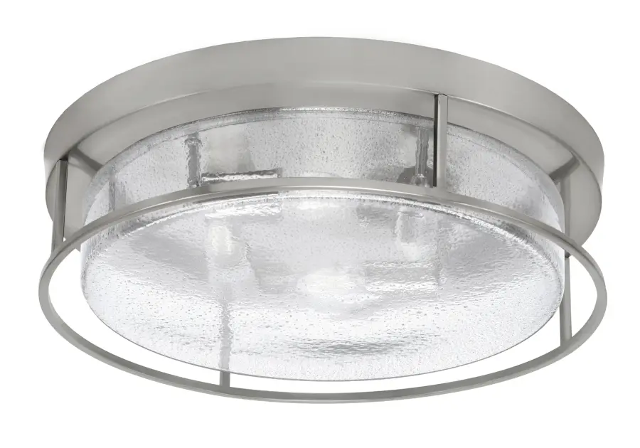 Toltec Lighting 18" Flush Mount with Smoke Bubble Glass - Image 1