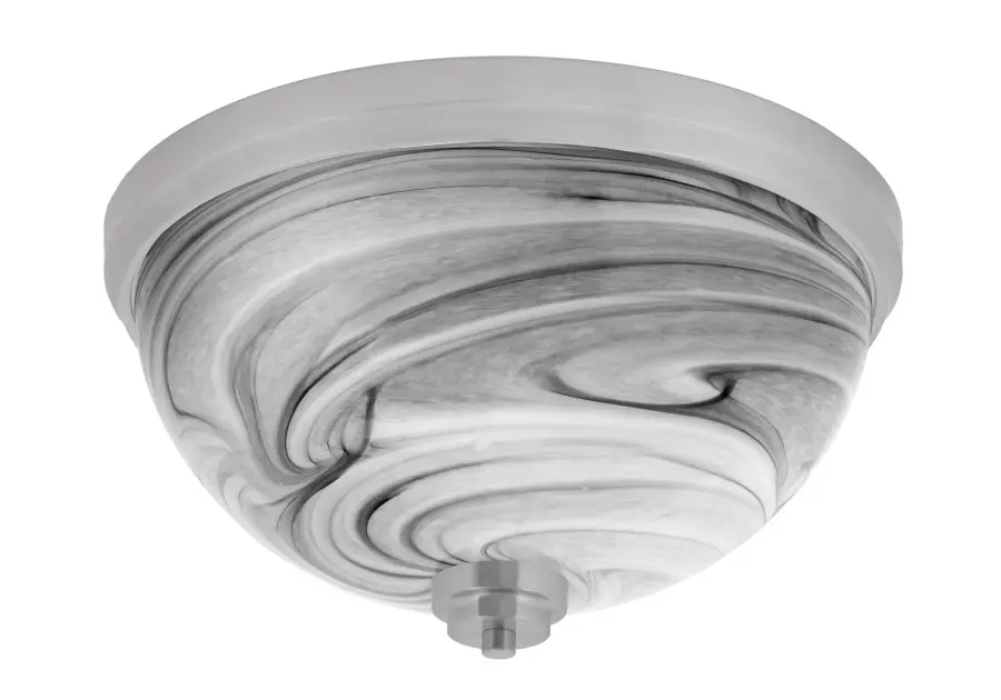Toltec Lighting 16" Onyx Swirl Glass Flush Mount - Image 1