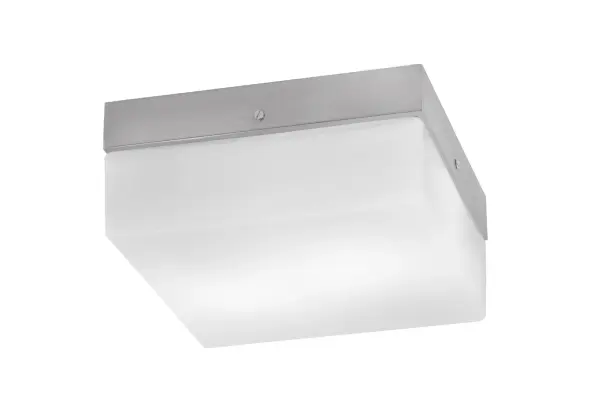 This 10-inch flush mount combines refined brushed nickel with white marble glass for a sophisticated look. Perfect for low-ceiling spaces, it delivers warm, diffused light with a compact footprint.