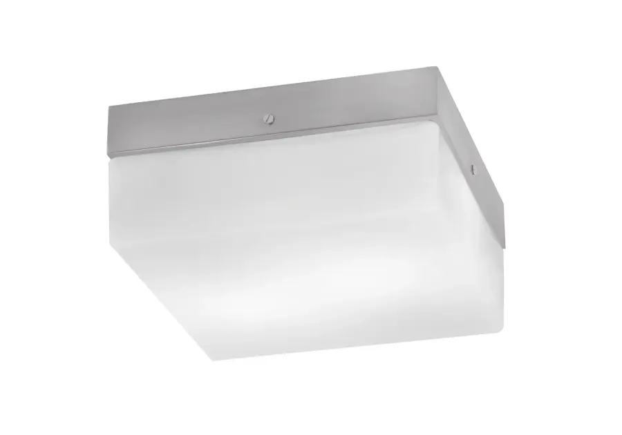 Toltec Lighting 10" Flush Mount with White Marble Glass - Image 1