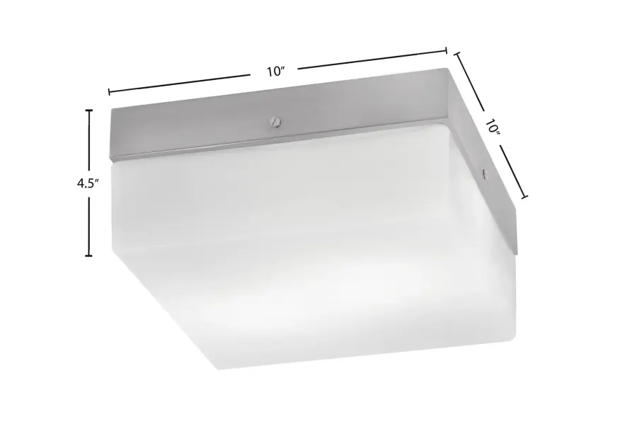Toltec Lighting 10" Flush Mount with White Marble Glass - Image 2