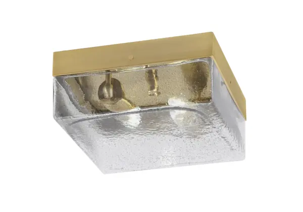 Toltec Lighting 10" Smoke Bubble Glass Flush Mount - Image 1