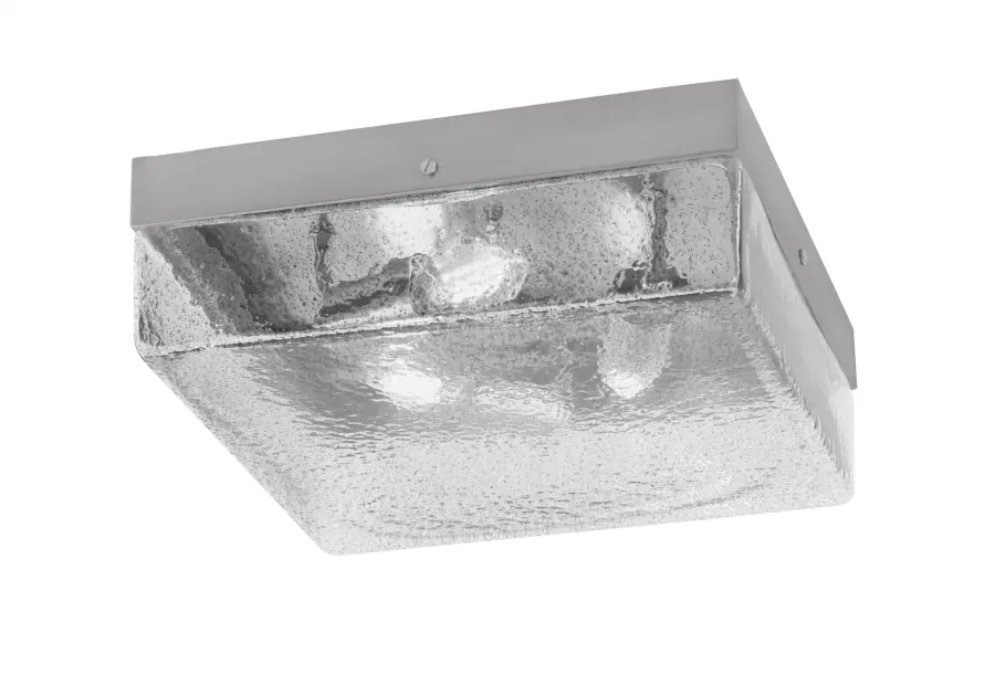 Toltec Lighting 12" Smoke Bubble Glass Flush Mount - Image 1