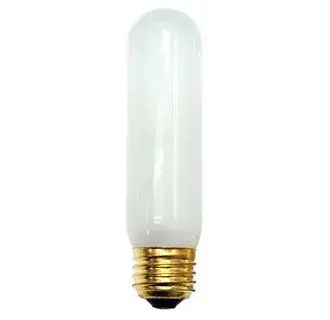 Traditional T10 tubular bulb designed specifically for picture lights. Provides warm incandescent light with medium base compatibility. UL Listed for safety and reliability in residential and commercial applications.