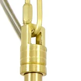 Mayfair Elora 9-Light Round Pendant in Brass with Jade Stone