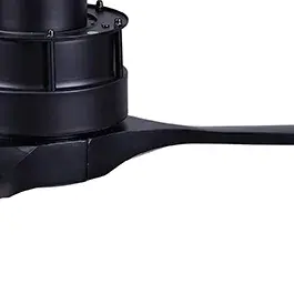 Energy-Efficient 60-Inch DC Fan with Contemporary Black Design