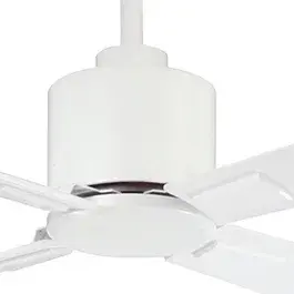 The Lucci Air Climate combines modern aesthetics with DC motor efficiency in a versatile 52-inch design. Perfect for medium to large rooms, this white ceiling fan offers quiet operation and energy savings.