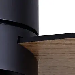 The Lucci Air Flusso combines sleek matte black styling with practical functionality, offering both cooling comfort and integrated lighting. At 52 inches, it's ideal for medium-sized rooms with remote control convenience.