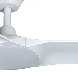 The Abyss 56-inch ceiling fan delivers powerful airflow in a clean, contemporary design. Its indoor/outdoor rating and white finish make it ideal for coastal homes, patios, and large living spaces.