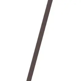 This oil rubbed bronze downrod provides the perfect 12-inch extension for ceiling fans in rooms with higher ceilings, ensuring optimal air circulation and blade clearance while maintaining the Abyss collection's refined aesthetic.