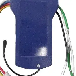 Factory replacement receiver unit designed specifically for Lucci Air Peregrine ceiling fan models. Restores remote control functionality when original receiver fails or malfunctions.