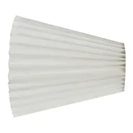 Genuine replacement shade designed specifically for the Amore 1-light fixture. Features clean white linen fabric that provides soft, diffused illumination while maintaining the fixture's original aesthetic.