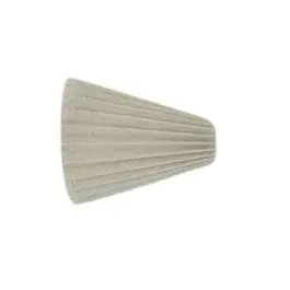 Replacement shade crafted in natural linen fabric for the Amore 1-light fixture. Offers a soft, organic aesthetic with neutral tones that complement transitional and coastal interiors.