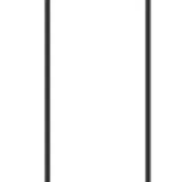 Fanaway 24-Inch Extension Rod in Galvanized Silver