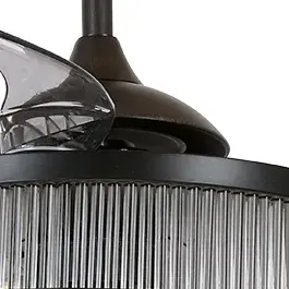 Fanaway Corbelle 48" Retractable Blade Ceiling Fan with Light