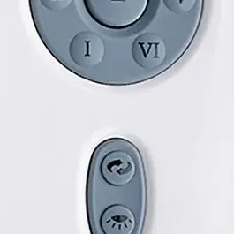 This dedicated remote control provides convenient operation for Lucci Air Viceroy ceiling fans. The white finish complements most fan designs, offering easy speed and light control from anywhere in the room.