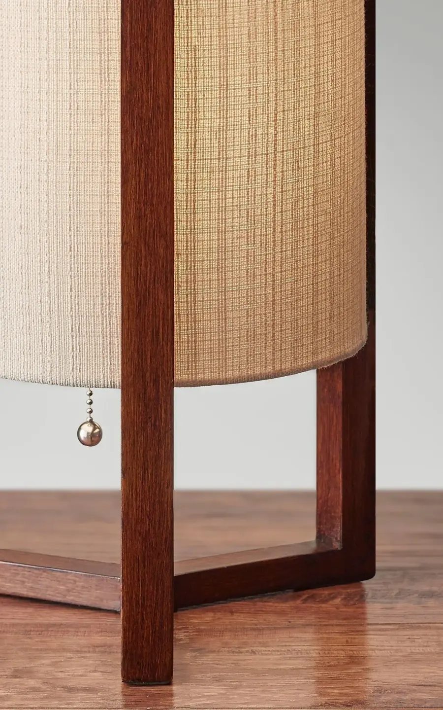 Quinn Table Lantern in Walnut Birch Wood - Image 3