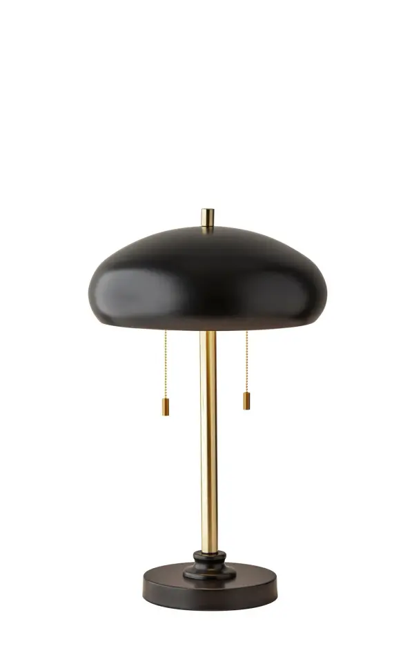 Versatile Mid-Century Table Lamp with Dual Lighting Control