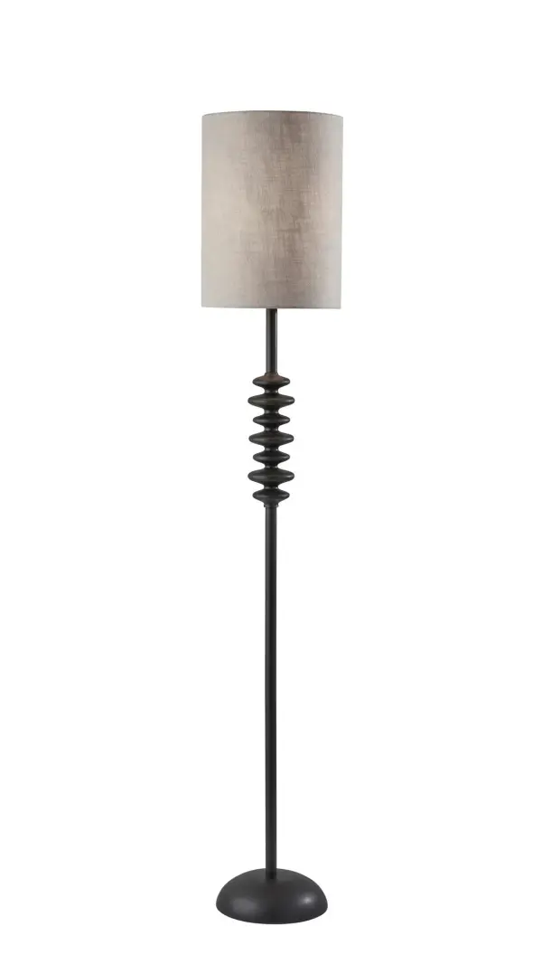 Elegant Contemporary Floor Lamp with Sculptural Design