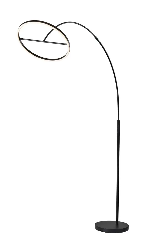 The Falcon LED Arc Lamp combines striking contemporary design with intelligent lighting technology. Its 81.5-inch height and 67-inch reach provide versatile overhead illumination, while the touch-sensitive smart switch offers six brightness levels and five color temperatures for complete ambiance control.