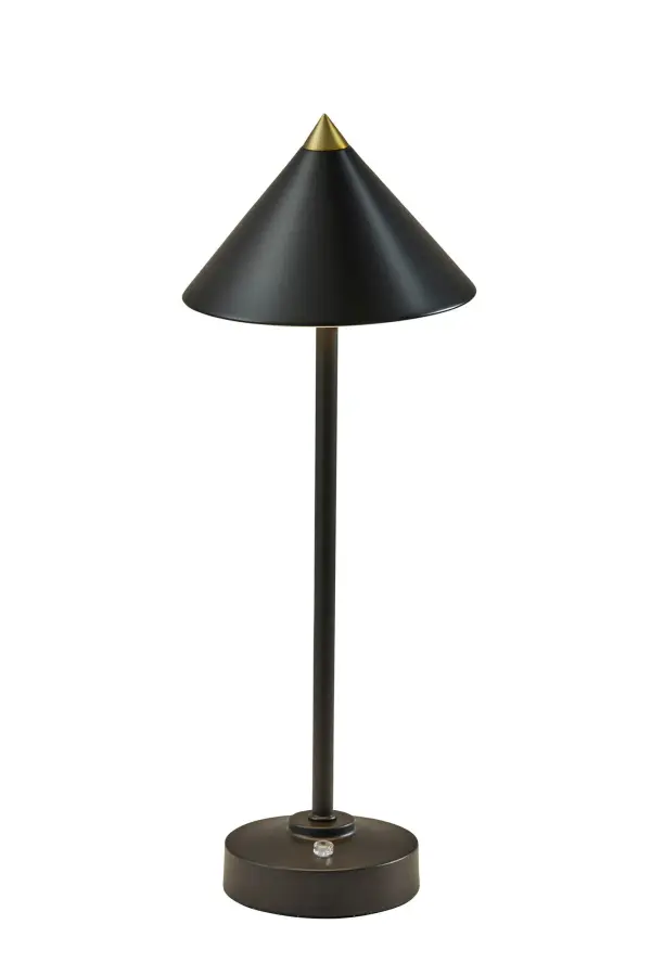 The Ritchie Cordless LED Table Lamp combines sleek contemporary design with practical portability. Its rechargeable battery, touch dimming, and IPX4 weather rating make it ideal for flexible lighting anywhere.