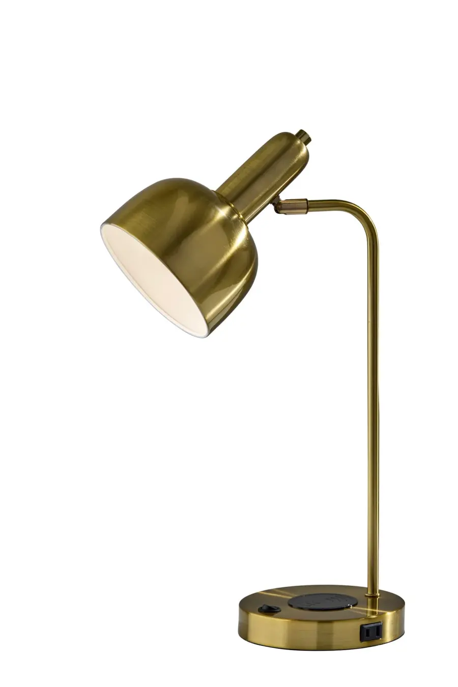 Rico Supercharger Desk Lamp - Antique Brass