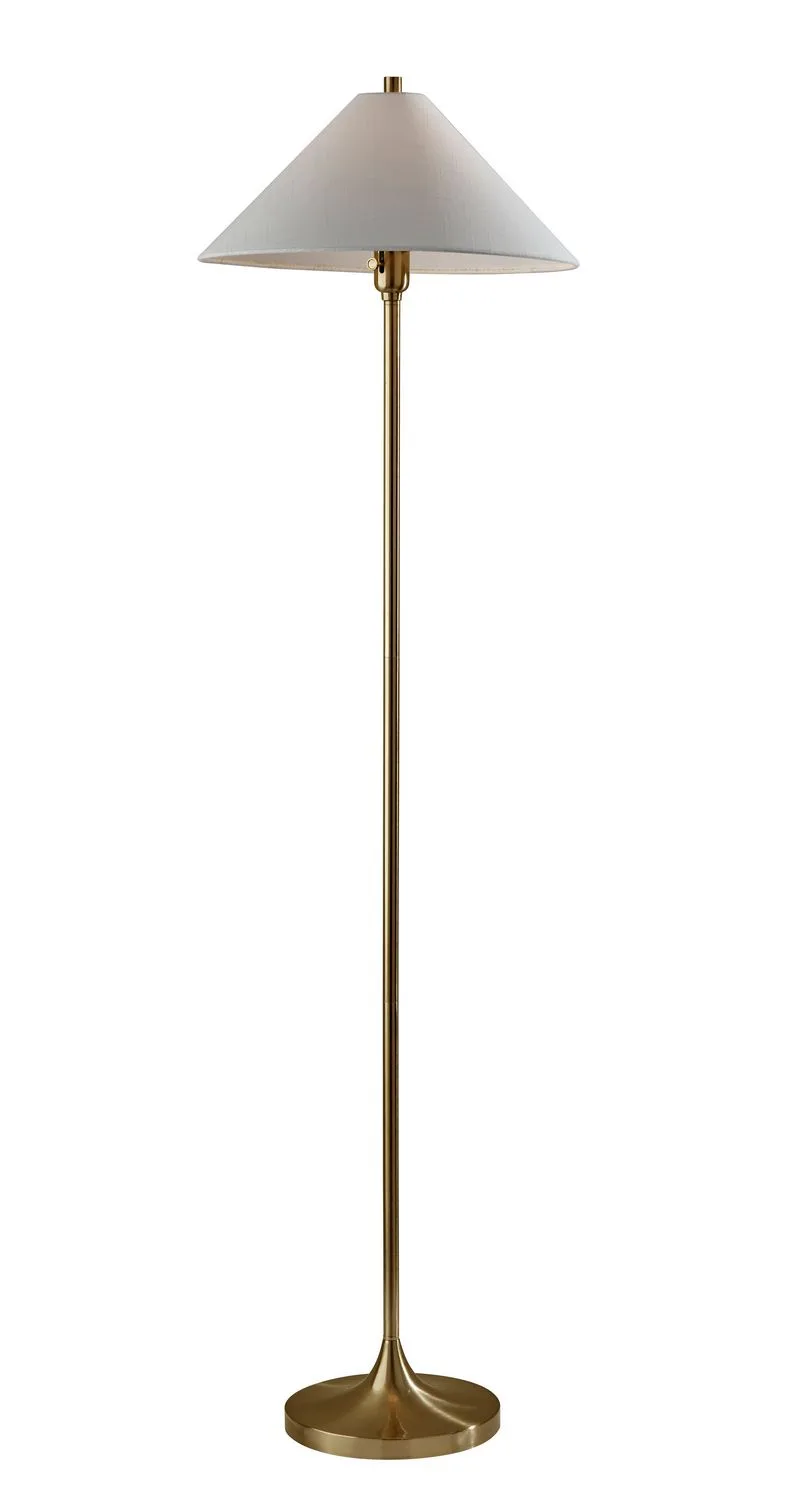 Esme Floor Lamp in Antique Brass