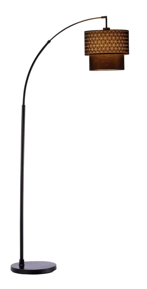 Versatile Arc Lamp with Adjustable Height and 3-Way Lighting Control