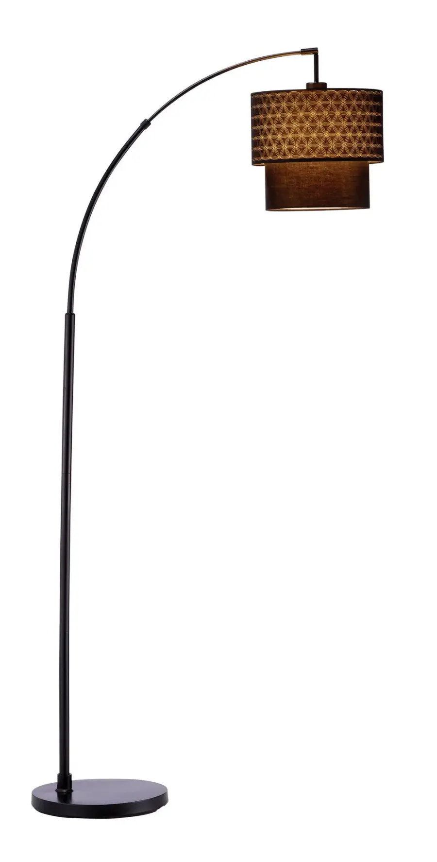 Versatile Arc Lamp with Adjustable Height and 3-Way Lighting Control