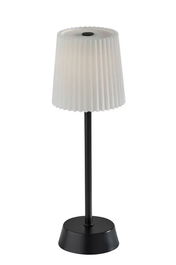 The Bobby Cordless LED Table Lamp combines modern design with practical portability. Its rechargeable battery, touch dimming, and IPX4 weather rating make it ideal for both indoor ambiance and outdoor entertaining.