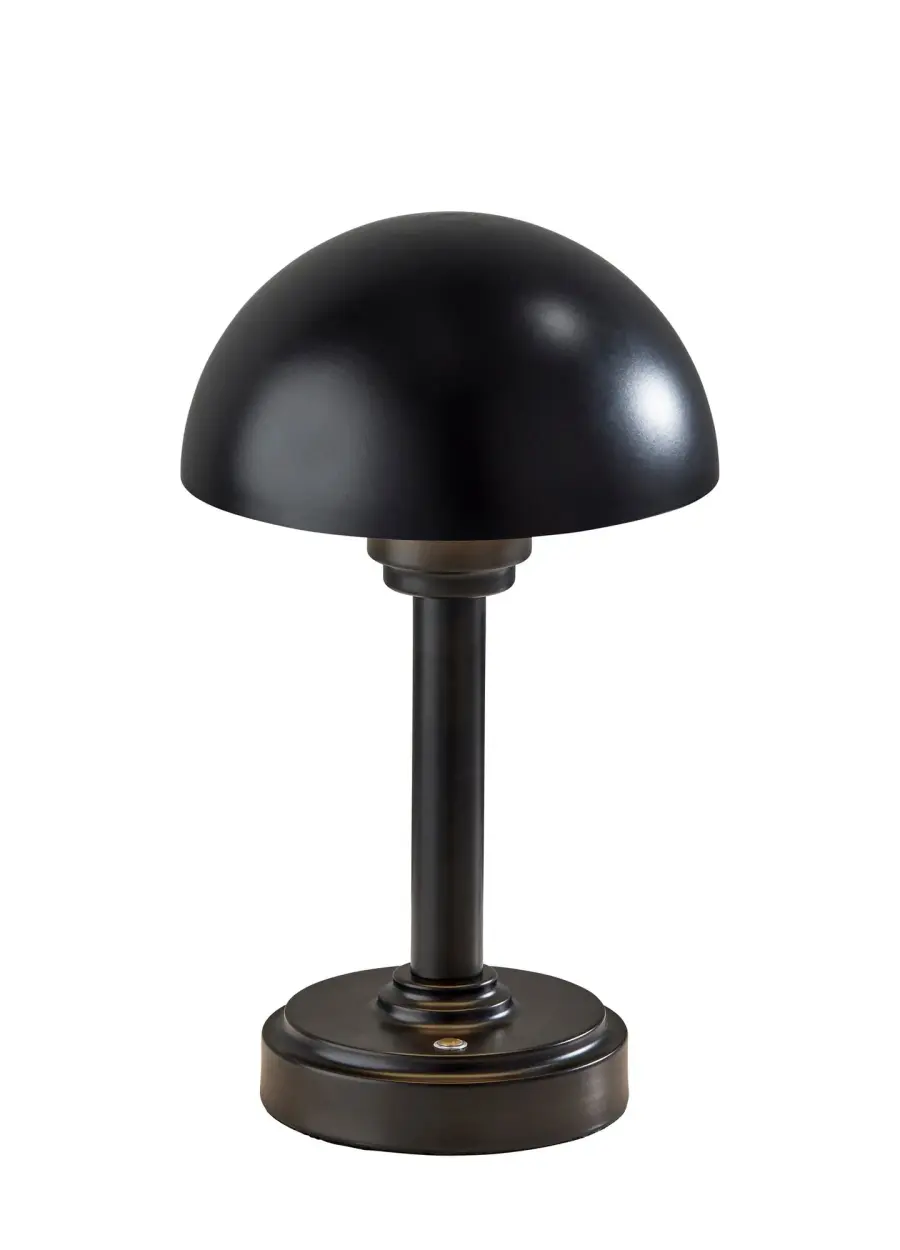 Ollie LED Cordless Table Lamp - Black
