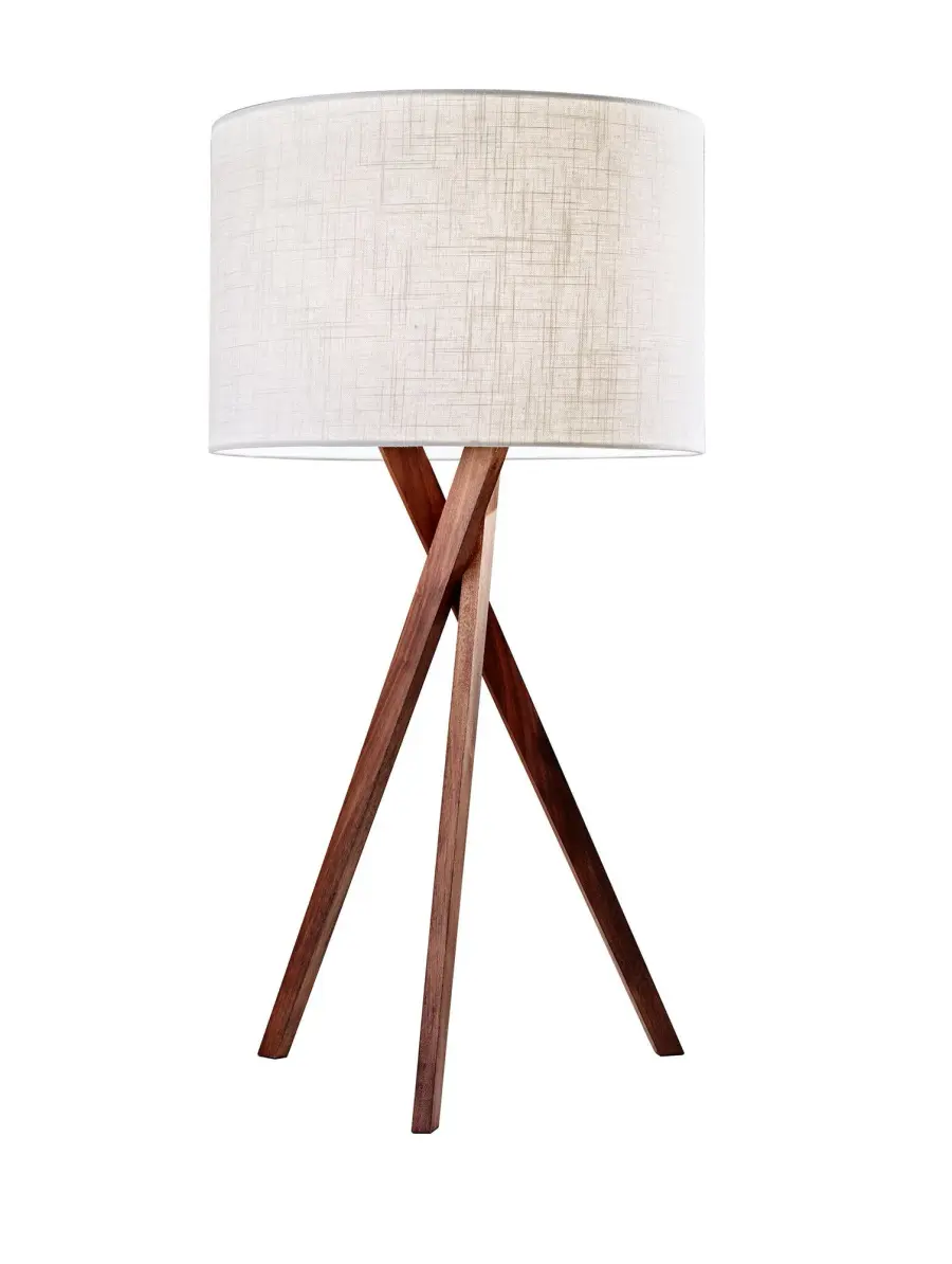 Brooklyn Walnut Tripod Table Lamp