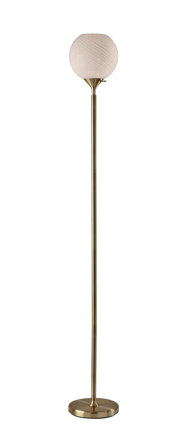 Swirl Torchiere Floor Lamp