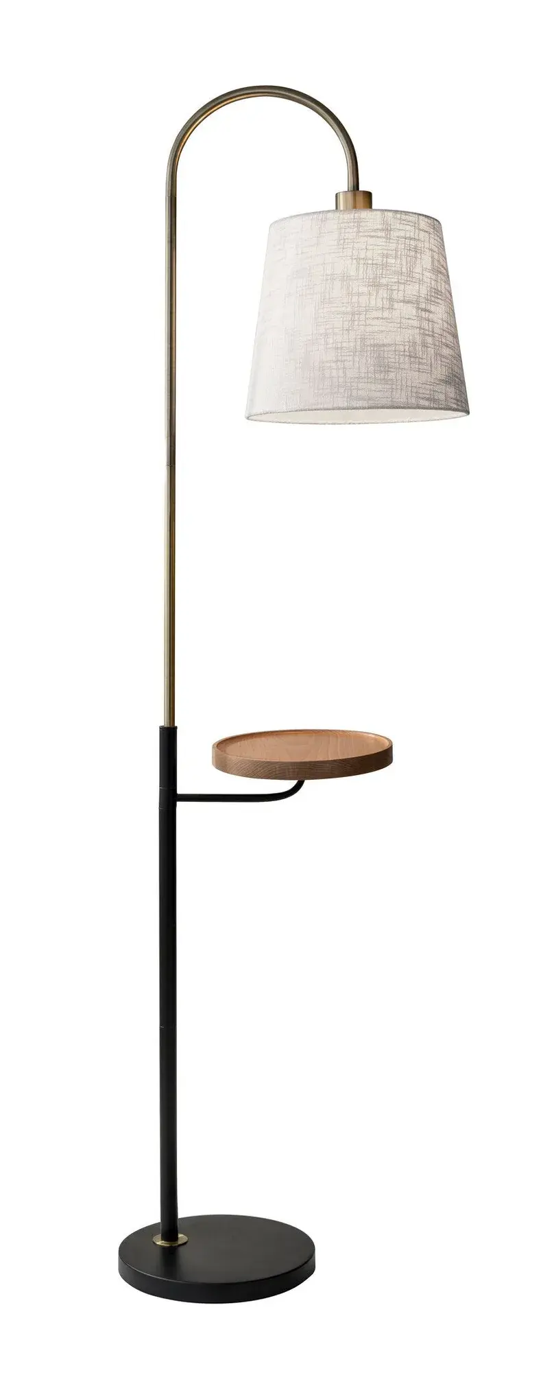 Jeffrey Shelf Floor Lamp with USB Port