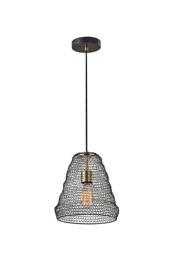 Sheridan Industrial Wire Mesh Pendant Light
