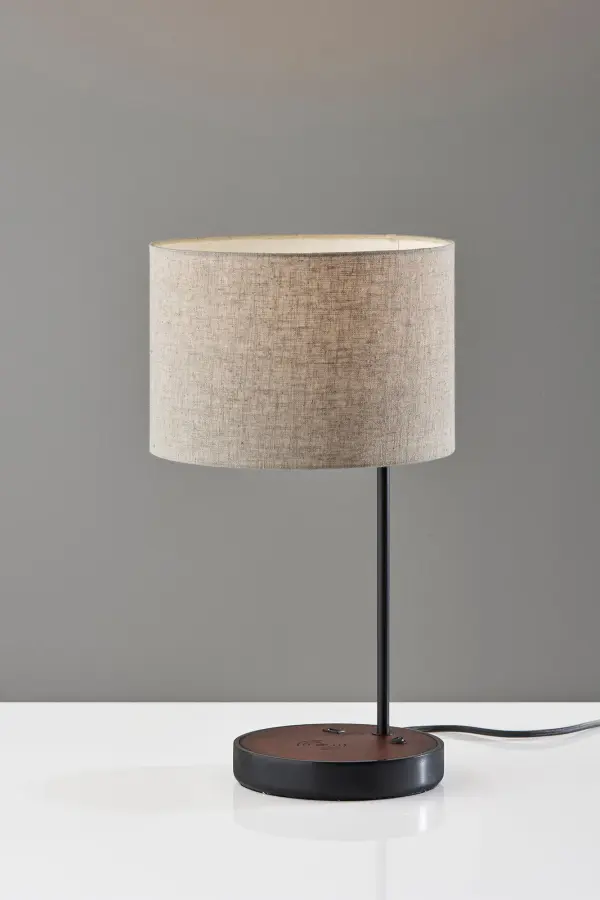 Oliver AdessoCharge Table Lamp with Wireless Charging