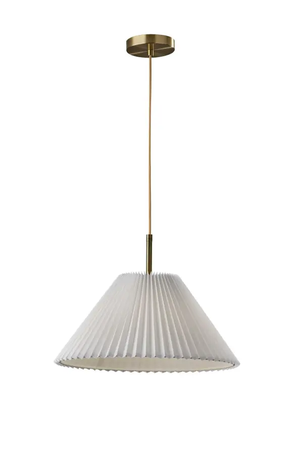 Scarlet Pendant Light in Antique Brass