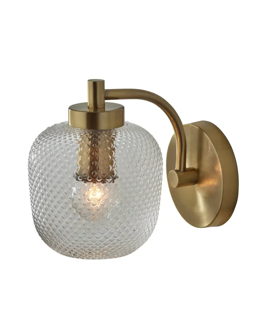 Natasha Wall Lamp in Antique Brass