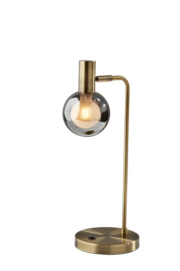 Retro-Modern Adjustable LED Desk Lamp with Vintage Appeal