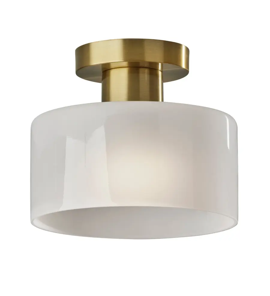 Compact Vintage-Inspired Flush Mount with Timeless Appeal