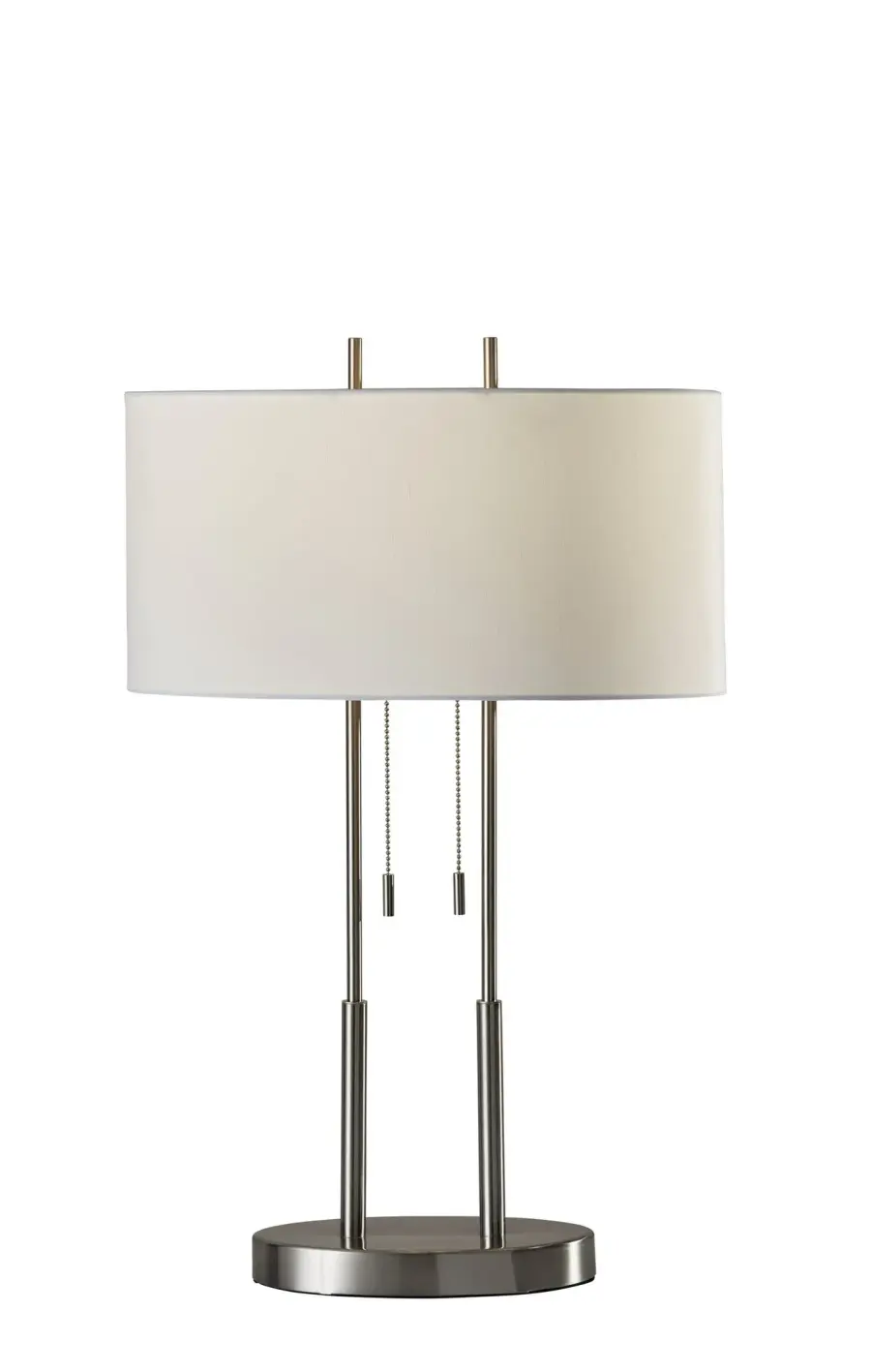 Versatile Contemporary Dual-Light Table Lamp with Adjustable Brightness