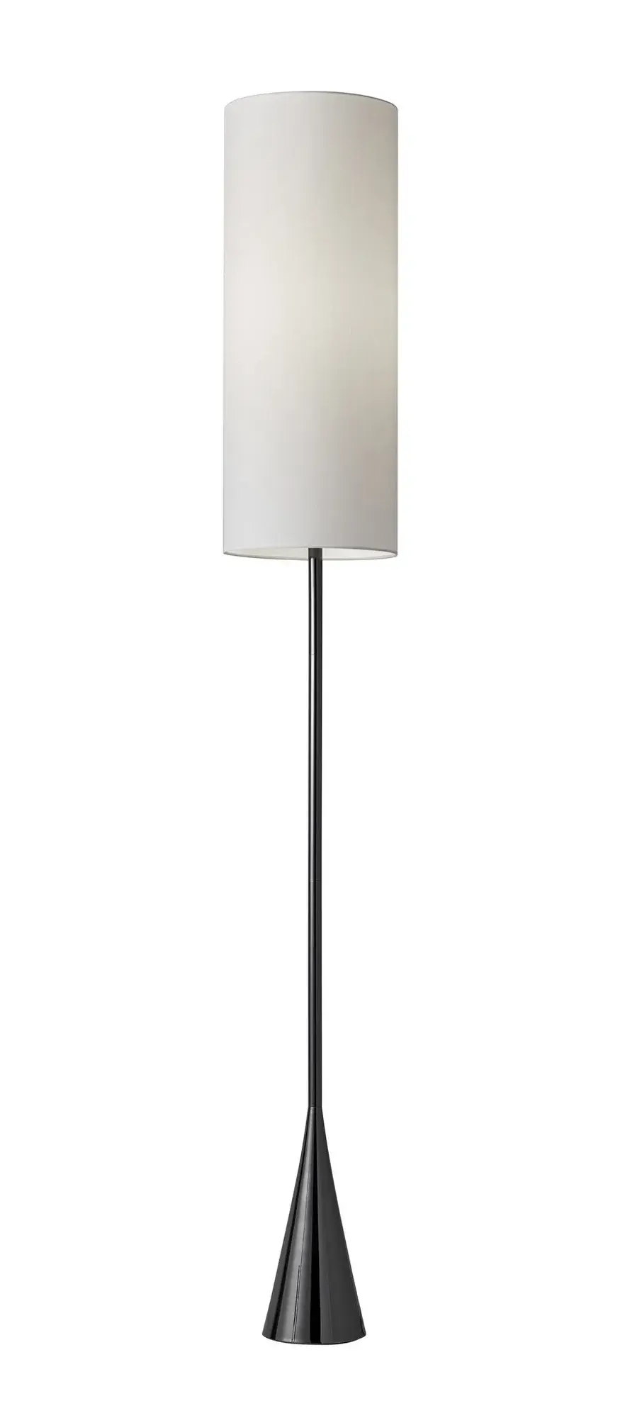 Bella Floor Lamp in Black Nickel