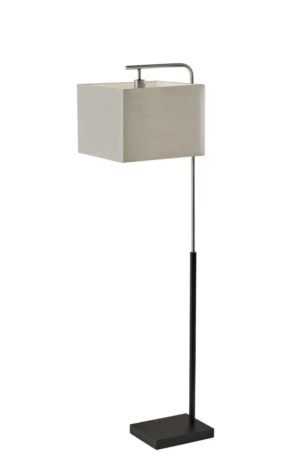 The Flora floor lamp combines minimalist design with practical functionality. Its 60-inch height and mixed metal finish make it ideal for contemporary spaces, while the 3-way switch offers flexible lighting control.