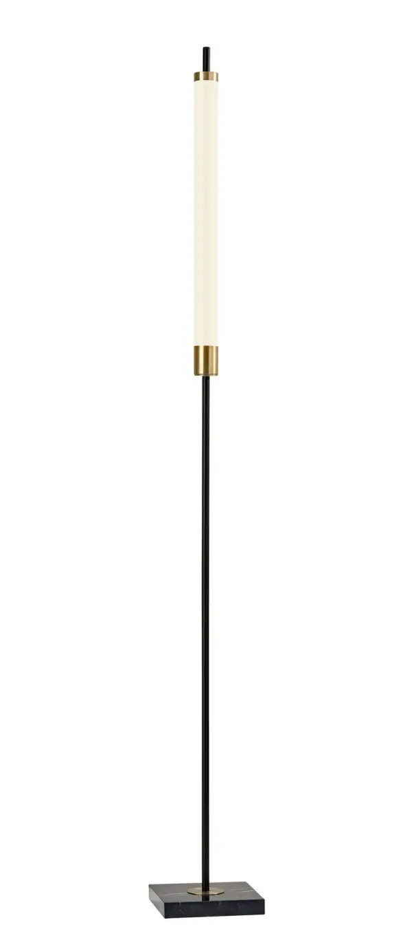 The Piper LED Floor Lamp combines energy-efficient LED technology with timeless mid-century modern design. Its slim profile and compact footprint make it ideal for tight corners, while the 4-way touch dimmer provides versatile lighting from ambient mood to bright task illumination.